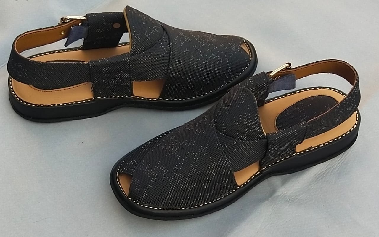 Fabric Black-Grey & GoGo Leather
