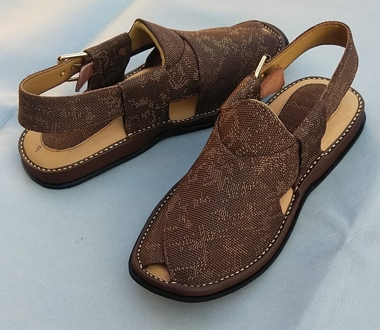 Fabric Brown & GoGo Leather