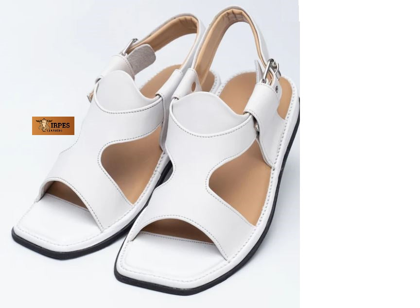 Panjedar White Chappal