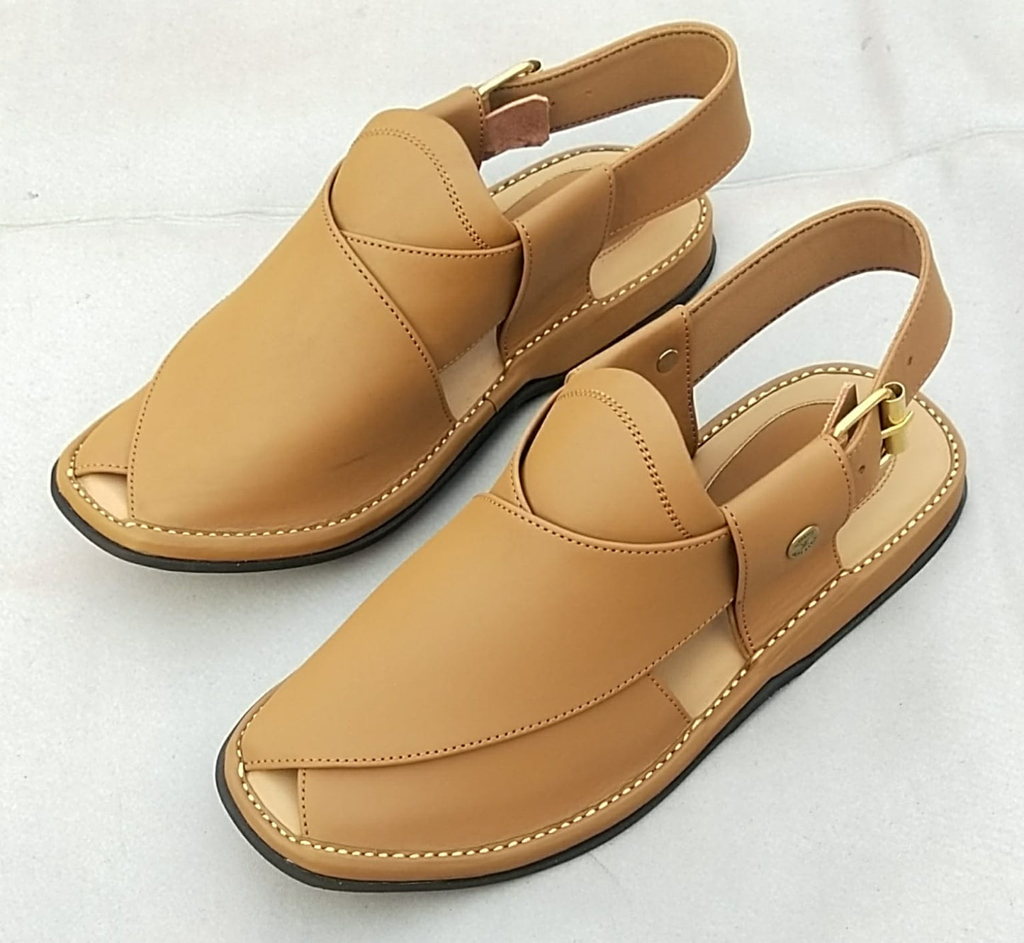 Camel  GoGo Leather Peshawar Chappal