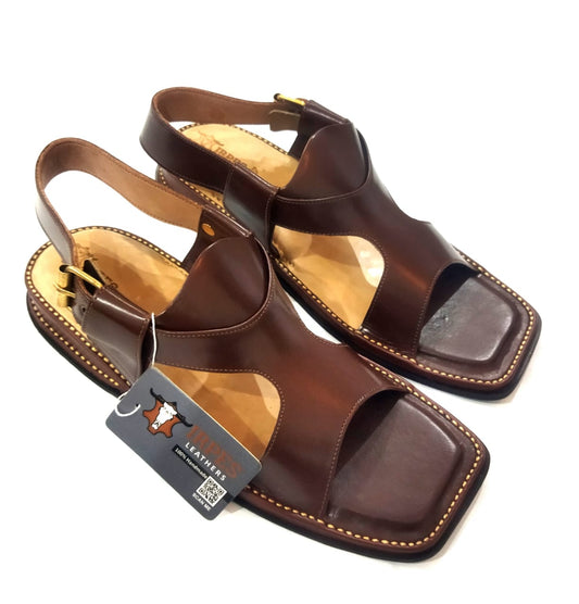 Panjedar Dark Brown  Chappal