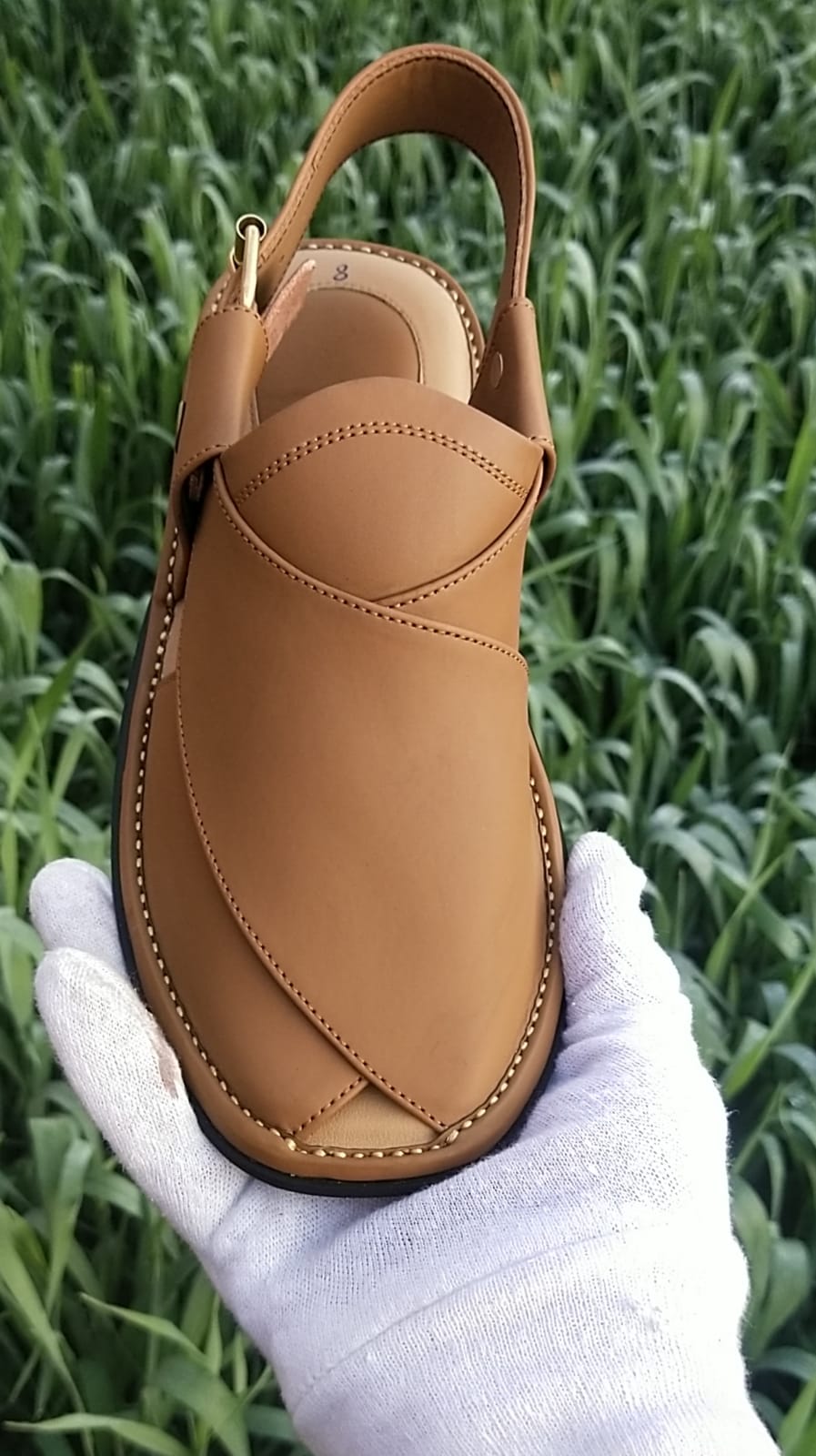 Camel  GoGo Leather Peshawar Chappal