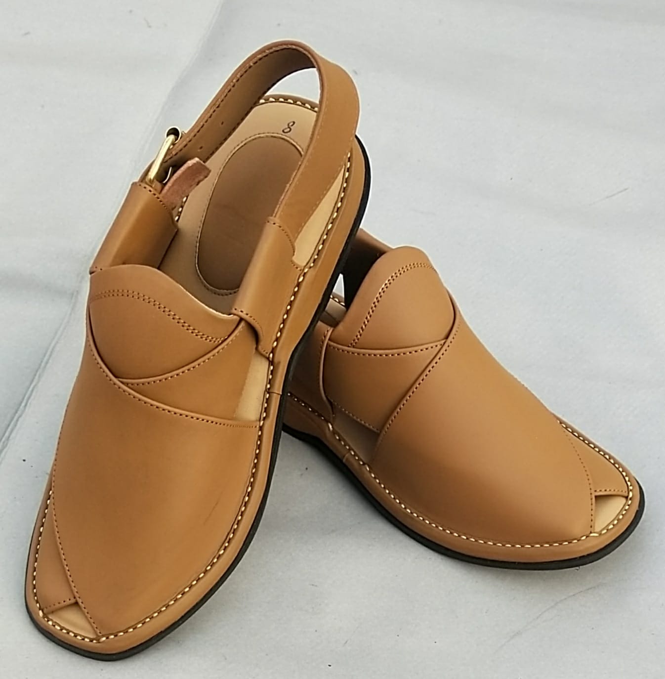 Camel  GoGo Leather Peshawar Chappal